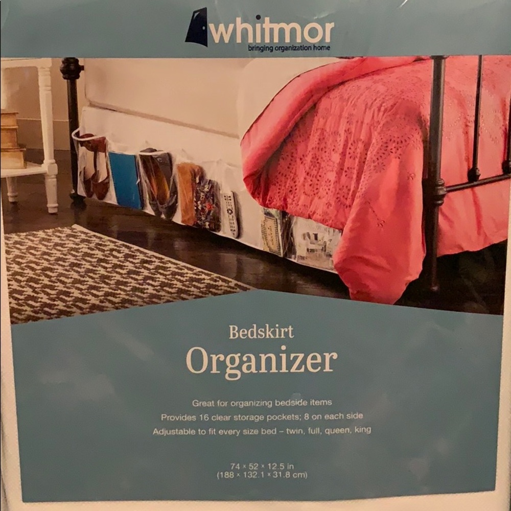 Whitmor | Bedskirt Organizer